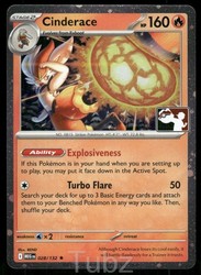 Cinderace 028/132 Prize Pack Series 8 Cosmos Holo