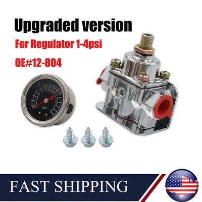 #ad Low Fuel Pressure Regulator 1 4 PSI for Quick Fuel Carburetor Carb 12 804 $30.35