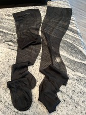 Vintage Albert's Lace Black Garter Stockings