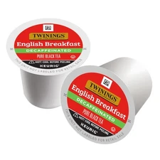 Twinings Decaffeinated English Breakfast Tea K Cup Pods 56 Count Box