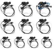 10PCS 1-wire Mic Earpiece Compatible with XTS2500 XTS3000 XTS3500 XTS5000 Radio