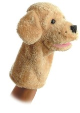 Aurora Hand Puppet - 10" Garth Dog 02334 Plush Stuffed Animal Toy