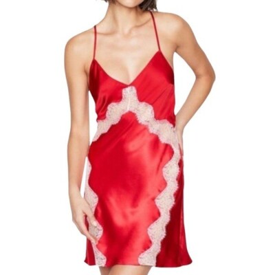 Satin & Lace Slip Dress, Red, S - Women's Slips - Victoria's Secret