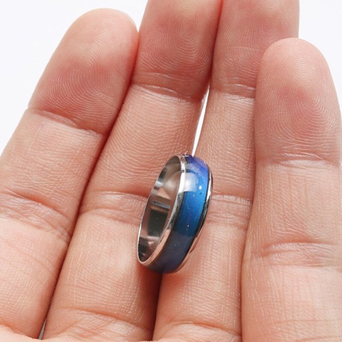 Kids Adult Temperature Emotion Feeling Mood Ring Band Color Changing Jewelry New - Picture 6 of 15