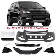 7PCS Front Bumper Cover Fascia For 2013-2016 Ford Escape Primed