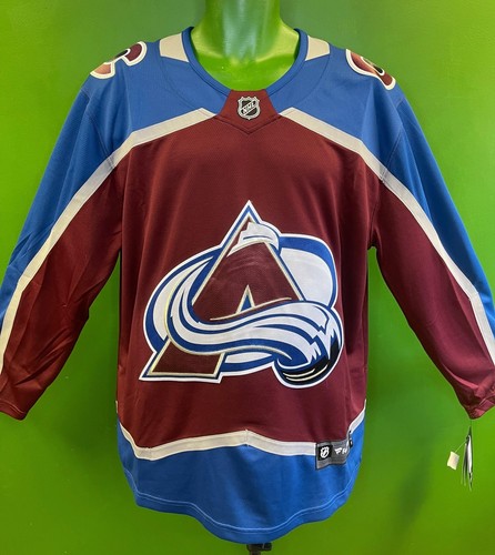 Camiseta deportiva cosida en blanco de los fanáticos de la avalancha de la NHL para hombre mediana nueva con etiquetas - Imagen 2 de 7