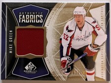 2009-10 SP Game Used Edition Authentic Fabrics Gold /100 Mike Green #AF-GR