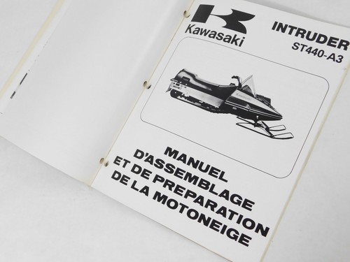 Genuine Kawasaki Snowmobile Intruder Assembly Preparation Manual OEM 99964-3515 - Picture 9 of 11
