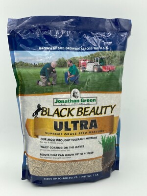 Jonathan Green Black Beauty Ultra Mixed Sun/Partial Shade Grass Seed  -Pack of 1