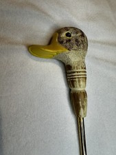 Mallard Duck 17" Shoehorn Solid Brass by Swank Shoes Vintage