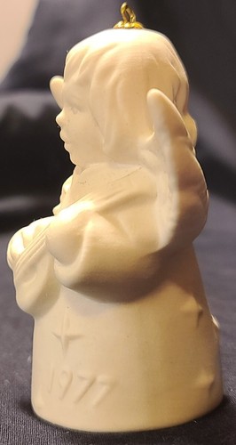 1977 2nd Edition GOEBEL 3" Annual Bisque Bell Christmas Ornament With Box. B - Picture 2 of 7