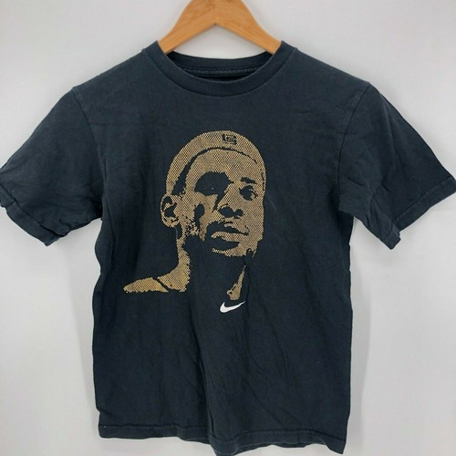 Nike T-Shirt Youth S Black Gold Lebron 