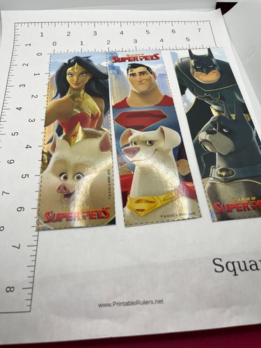DC Comics Super Pets Wonder Woman Batman Superman Lesezeichen