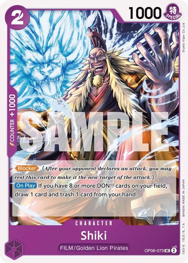 One Piece Shiki (OP06-073/154) Wings of the Captain LP | eBay