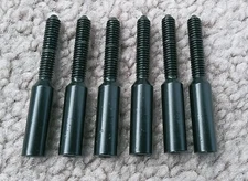 Floyd Rose Lic SCHALLER style STRING LOCK SCREWS Bridge Tremolo 6 Black **NEW**