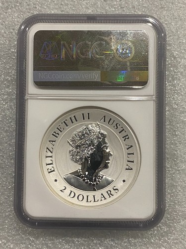 2022 2oz Australia Silver $2 NGC Enhanced Reverse PF 70 Wedge Tailed Eagle OGP - Picture 3 of 7