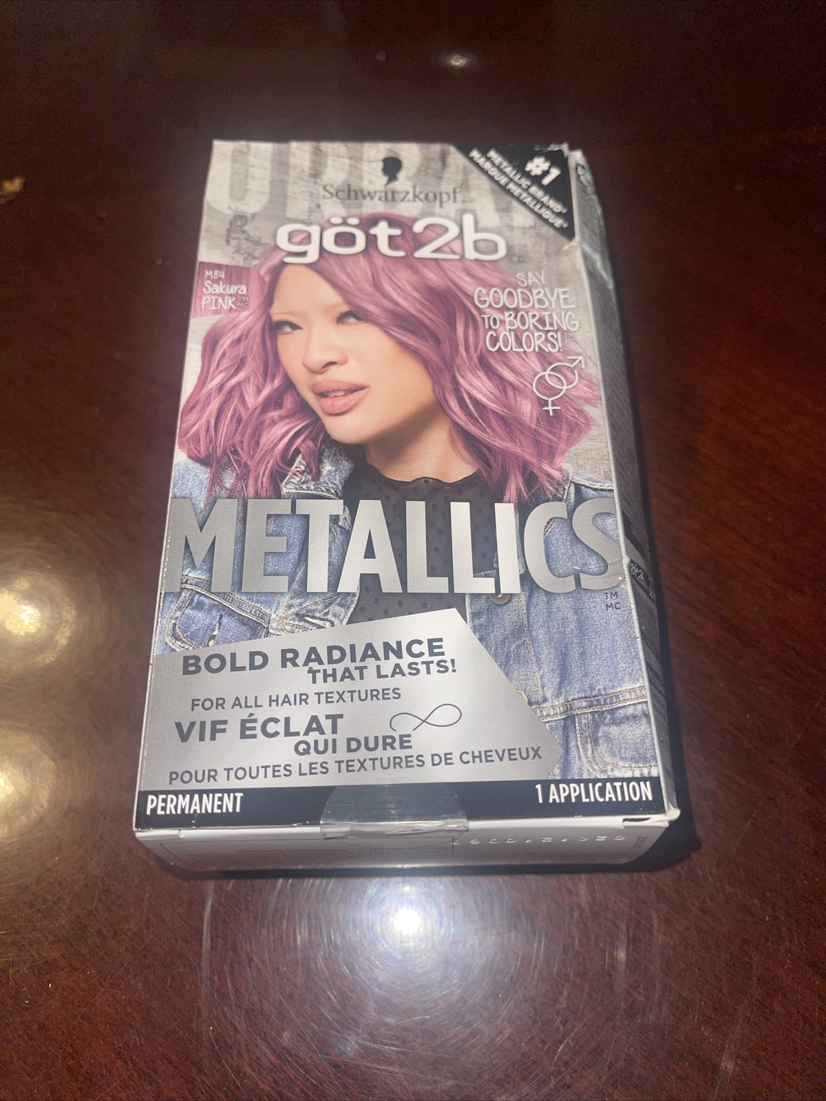 NEW Schwarzkopf GOT2b Metallics Permanent Hair Color, M84 Sakura Pink NIB |  eBay
