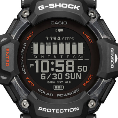 Casio G-Shock GBD-H2000-1AJR G-SQUAD Black Bluetooth Mobile Sport