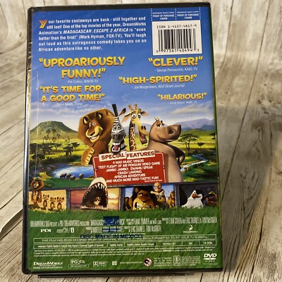 Λucifer リュシフェル ～Film～ESCAPE 2 DVD Madagascar: Escape 2 Africa (DVD, 2009, Sensoramtic Full Screen