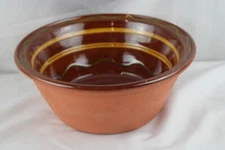 Redware Lester Breininger 1983 Unusual Deep Mixing Bowl Unglazed Exterior