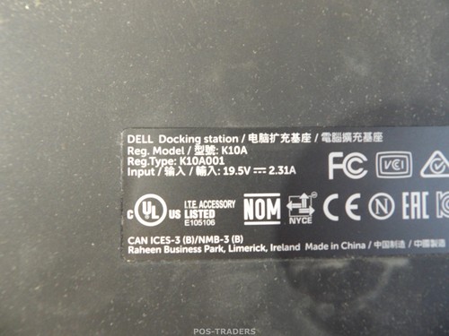 Dell K10A Tablet Docking Station Port Replicator 01V3M8 LAN USB - EXCL PSU - Afbeelding 6 van 7