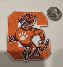 Clemson Tigers vintage Style embroidered iron on patch 3”x 2.5” Awesome!