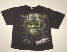 Vtg Call of Duty 4 Modern Warfare Delta Promo T-Shirt 2007 Retro Video Gamer