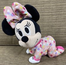 Disney Baby Musical Crawling Pals Plush, Minnie Mouse by Just Play WORKS