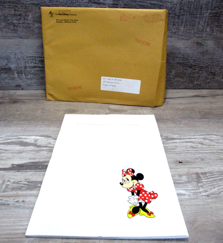 1985 Walt Disney Company Annual Report Booklet + Original Envelope PA-14