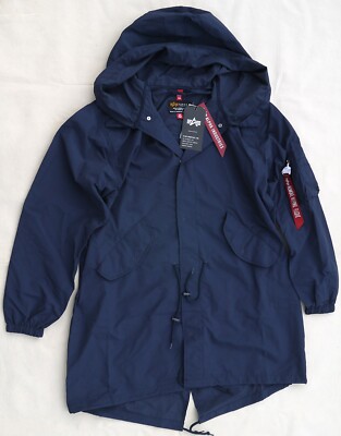 alpha industries shell fishtail jacket