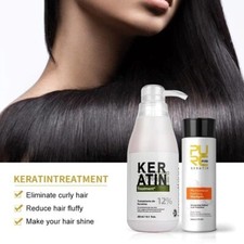Brazilian Keratin 12 Frizzy Dry Damaged Repair Hair Straightening Treatment