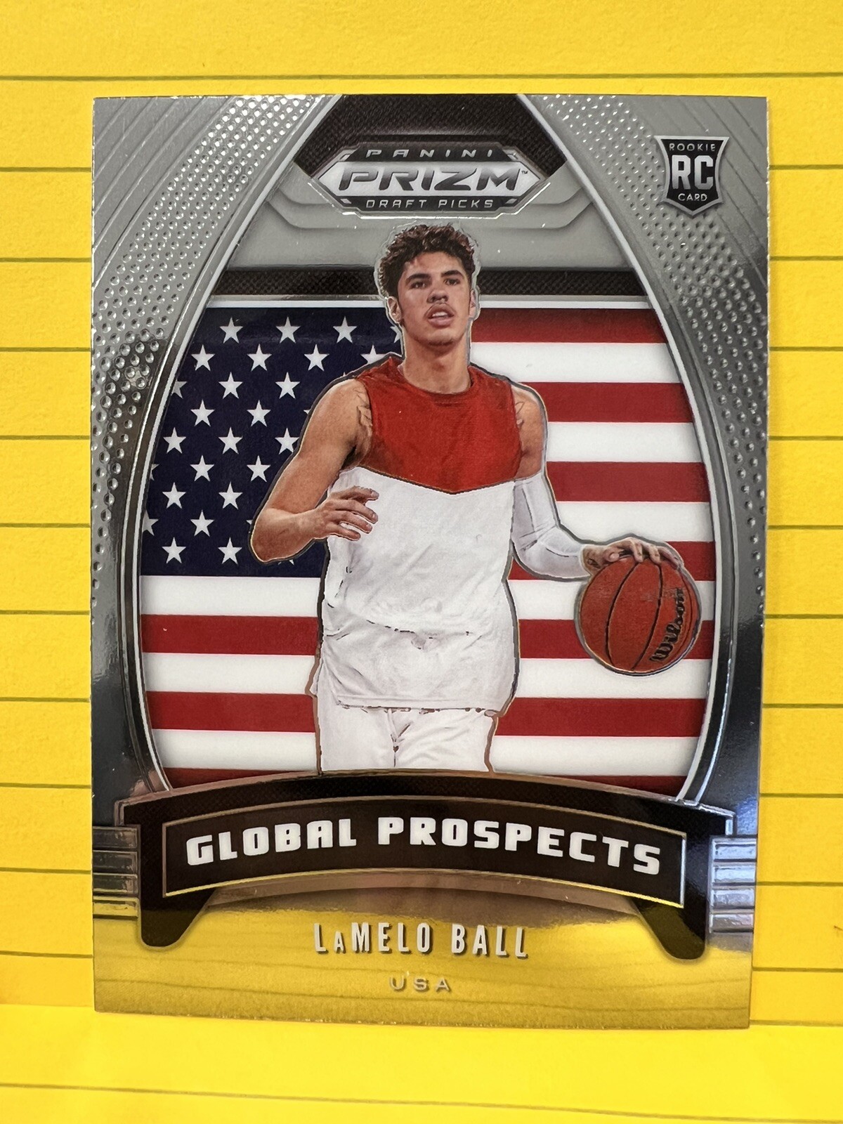 Lamelo Ball Global Prospects #98 Rookie 2020 Prizm Draft Picks Hornets NBA