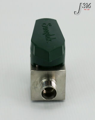 19997 SWAGELOK SS QUARTER TURN INSTRUMENT PLUG VLV SS-6P6T | eBay