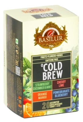 BASILUR Cold Brew Fruit Tea Assorted in Envelopes - 20 pcs
