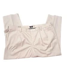 Dockers Signature Khaki Pleated Classic Fit Slacks W50 L30 NWT Business Casual