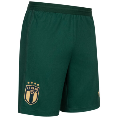 Figc Store Italy Football Shorts FIGC Italy Green Player Issue Third