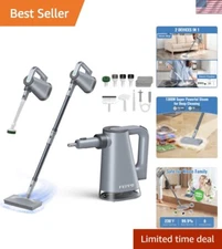 1300W Powerful Steam Mop with Handheld Function - Chemical-Free Home Cleaning