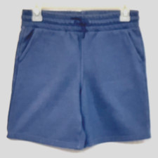 EUC Cat  Jack Girl's Sweat Shorts Sz L 12-14 Blue. Drawstring, Pockets