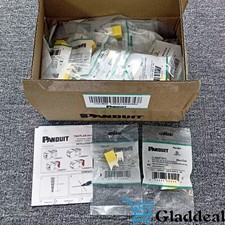 For Panduit Giga TX Cat6 jack yellow CJ688TGYL BOX OF 50. Free shipping  
