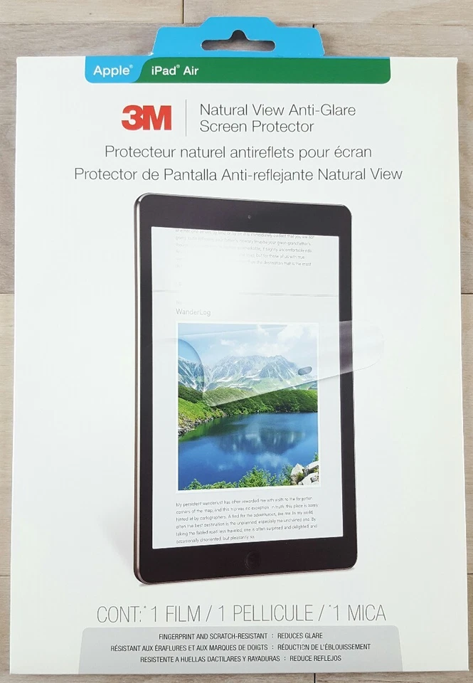 3M Anti-Glare Screen Protector for Apple iPad Air 1 2 Pro 9.7" Tablet NVAG830864 - Image 3 of 4