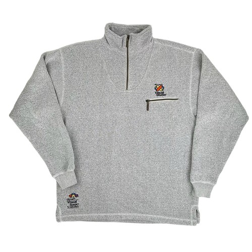 Microsoft Visual Studio Suncruz Herrenpullover Sweatshirt mit 1/4 Reißverschluss Größe L MSDN