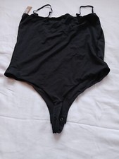 Skims Fits Everybody Cami Thong Bodysuit Womens 2X Onyx AP-BST-0066 G24-50