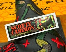 Scotty Cameron Custom Shop Camo Junkyard Dog Putter Shaft Band Label Brand New 