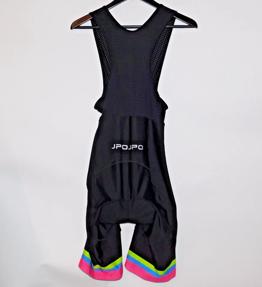 Pantalones cortos con tirantes de ciclismo JPO JPOJPO de spandex sin mangas acolchados de una pieza para hombre XL Foto 4 de 4