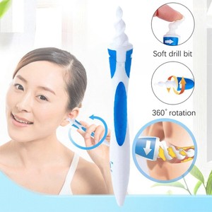 Ear Wax Cleaner Removal Soft Spiral Swab Q Grips Earwax Remover