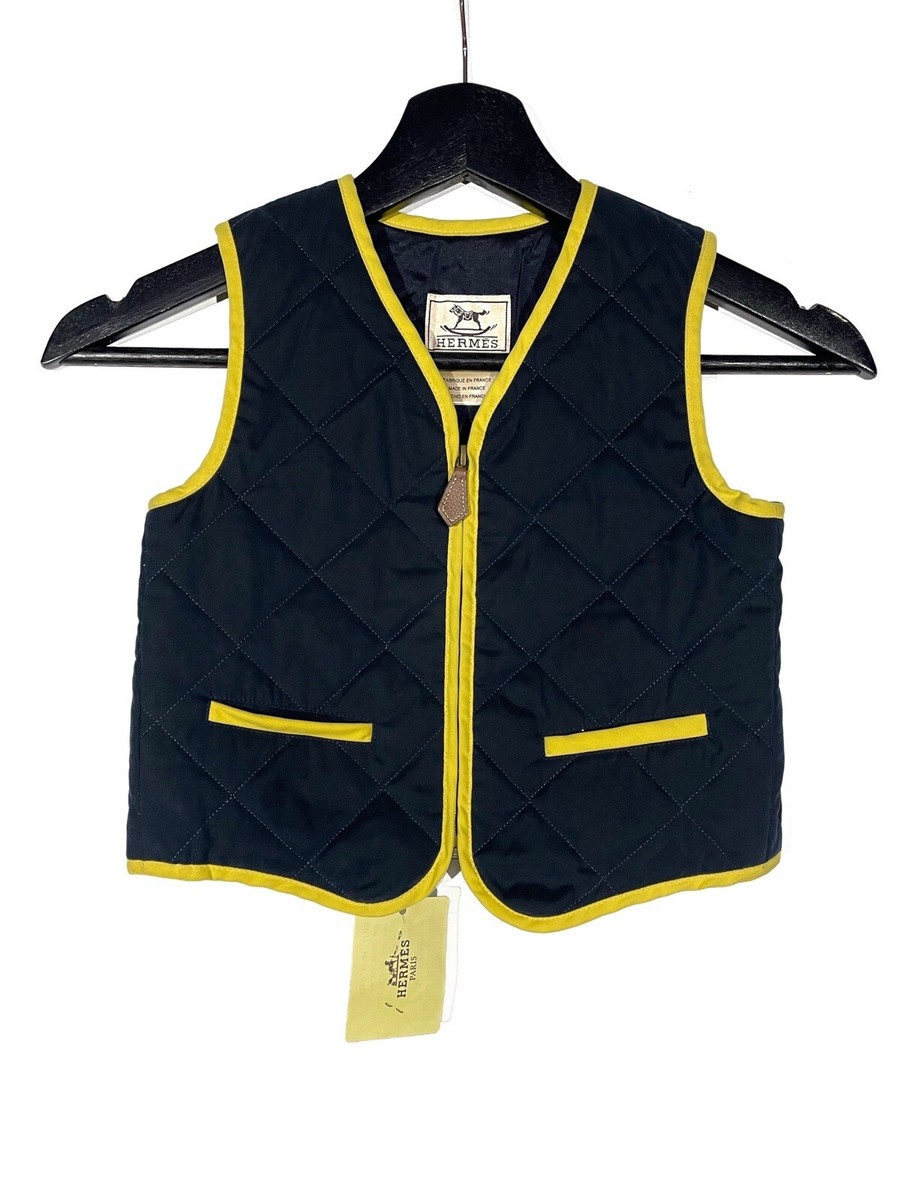 HERMÉS エルメス　キッズ ベスト3a Hermes Gilet “Felix” Baby Kids Vest 3A New With Tag | eBay