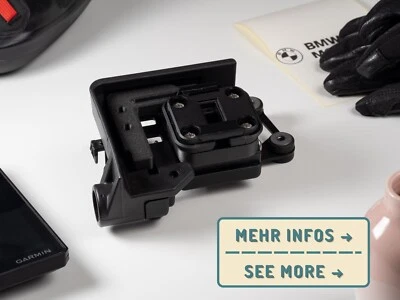 Garmin Zumo XT / XT2 Adattatore per BMW Moto OEM Navigatore GPS Registrazione Cradle