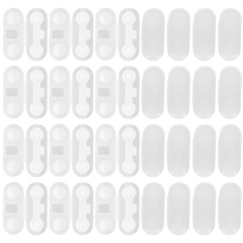  100 pièces pièces de rechange blanc pom pour stores verticaux clip de connecteur aveugle - Photo 1/15