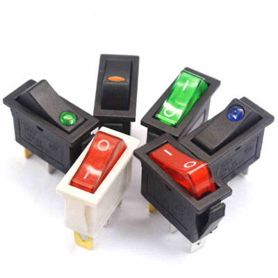KCD3 34*40 Big Rocker Switches Black Three-Way Switch 9 Pin 2 Position TEUS
