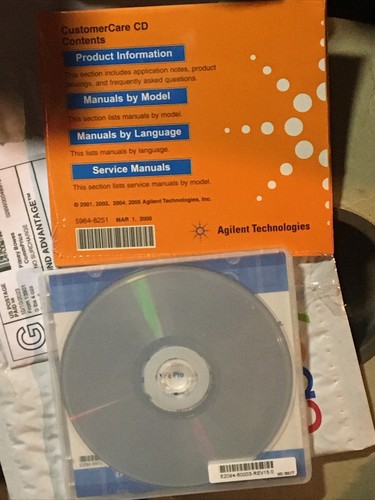 2 LOT Agilent 5964-8251 Power Products Customer Care CD & E2094-60003 Rev 15-1 - Picture 4 of 8